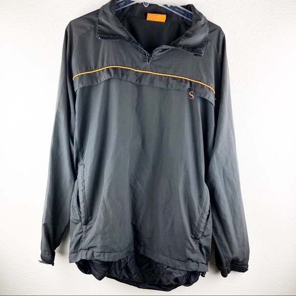 Men’s black pullover sauna sweat suit jacket S/M! - Picture 8 of 8